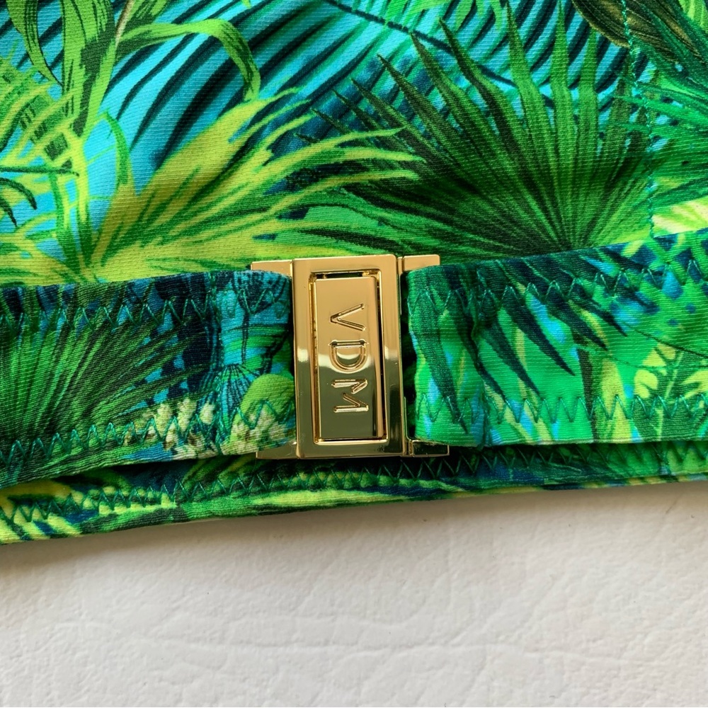 VDM Sienna Bikini Top Green Tropical S - Picture 5 of 10
